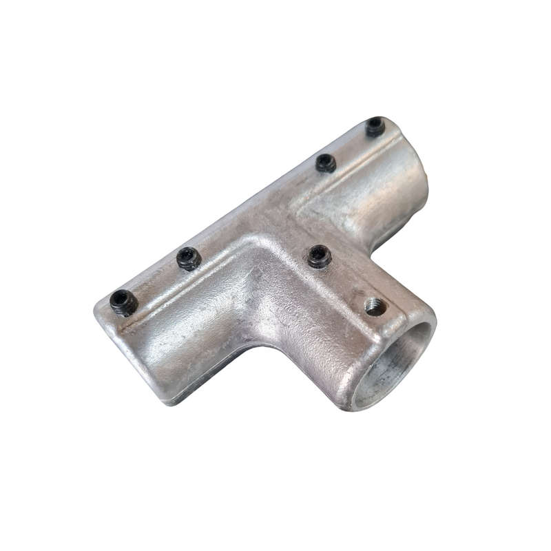 Tee 27mmID Pipe Clamp with grub screw