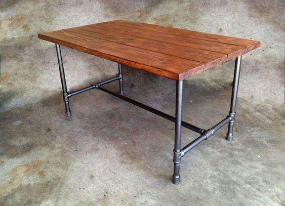 Coffee table pipe frame 25mm - to fit a 1000 x 550 wood top
