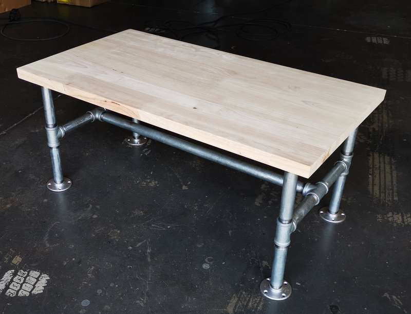Coffee table pipe frame 25mm - to fit a 1000 x 550 wood top
