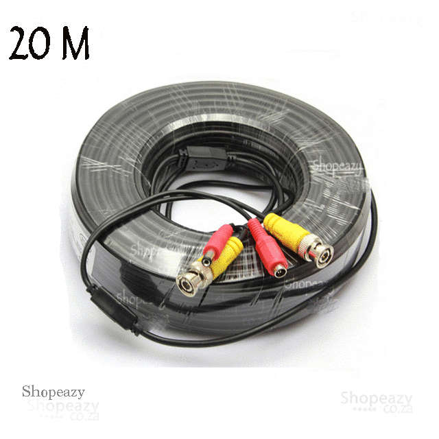 20M BNC Audio CCTV Camera Extension Cable For CCTV Camera Security