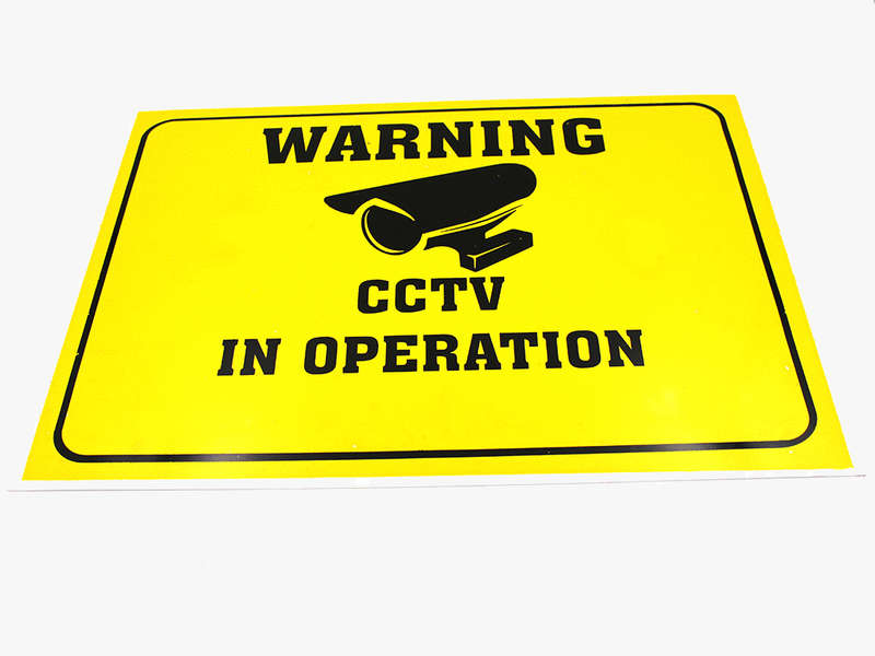 CCTV Warning sign