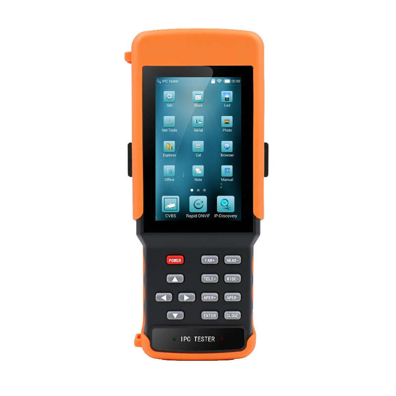 Multi-language 4.3" CCTV Tester Monitor IP Analog AHD Camera Tester