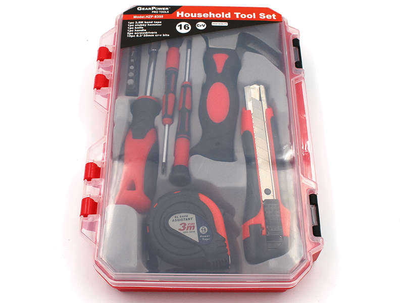 16PC Household tool set
