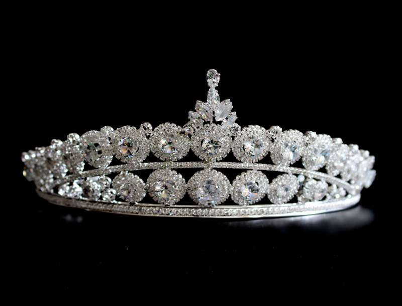 Artificial Crystal Wedding Bridal Tiara Crown For Girl/Women