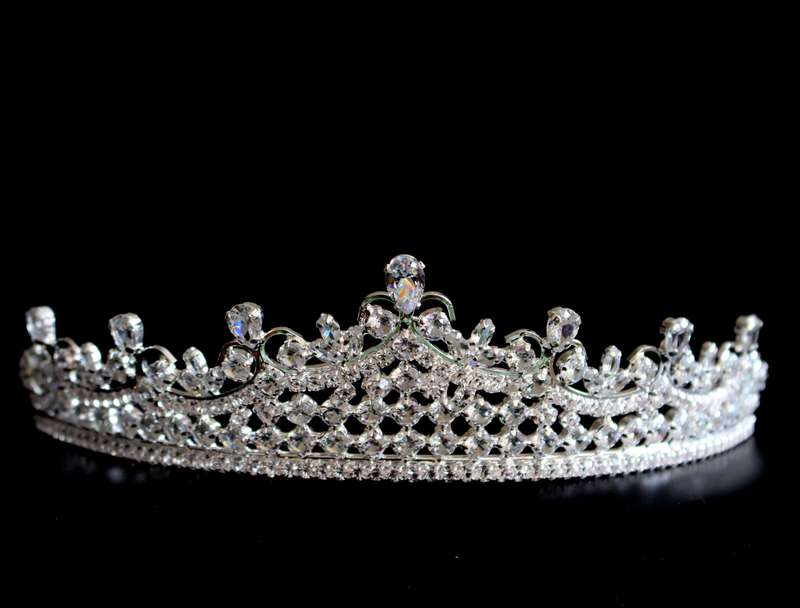 Artificial Crystal Wedding Bridal Tiara Crown For Girl/Women