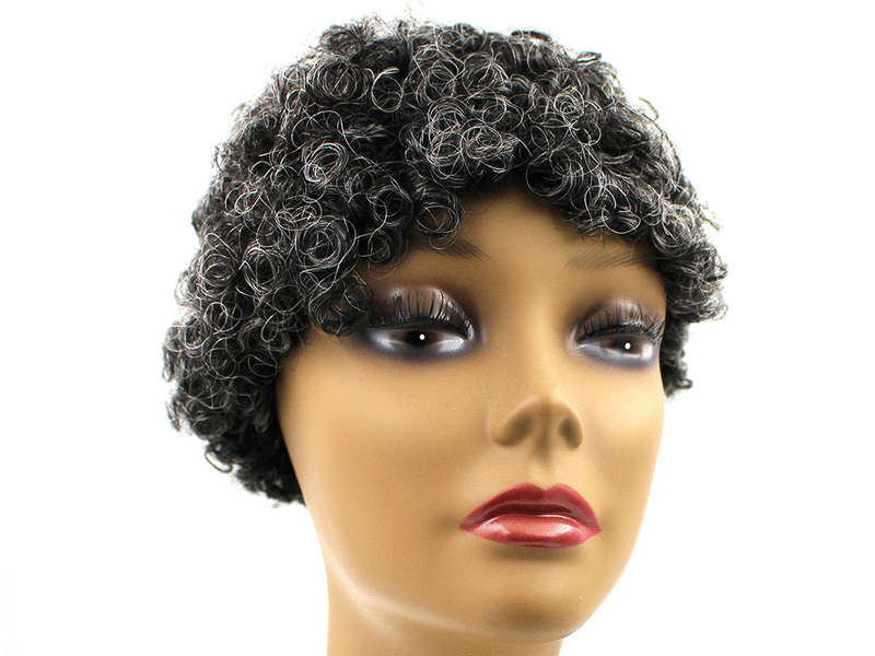 Short curly mini afro wig