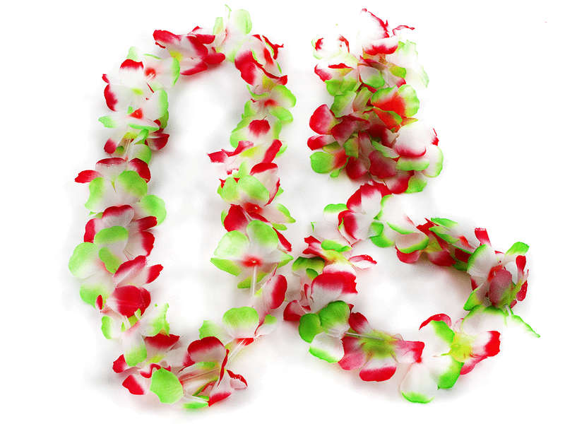 Hawaii flower ring set - GREEN