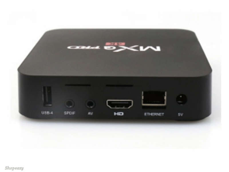 MXQ Pro 4K Smart TV Box - Android Media Player Streamer (Showmax / Netflix / Kodi and More) - 4 X US