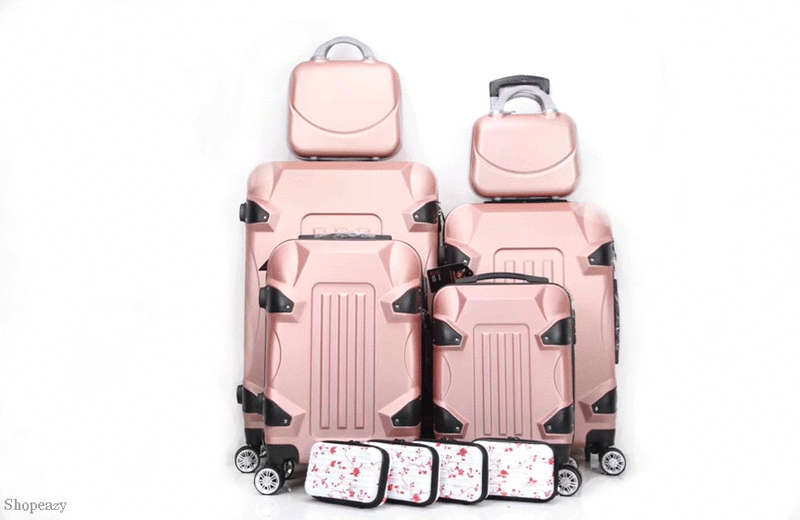 Luxury ABS Lightweight Design 10 Piece Luggage Set