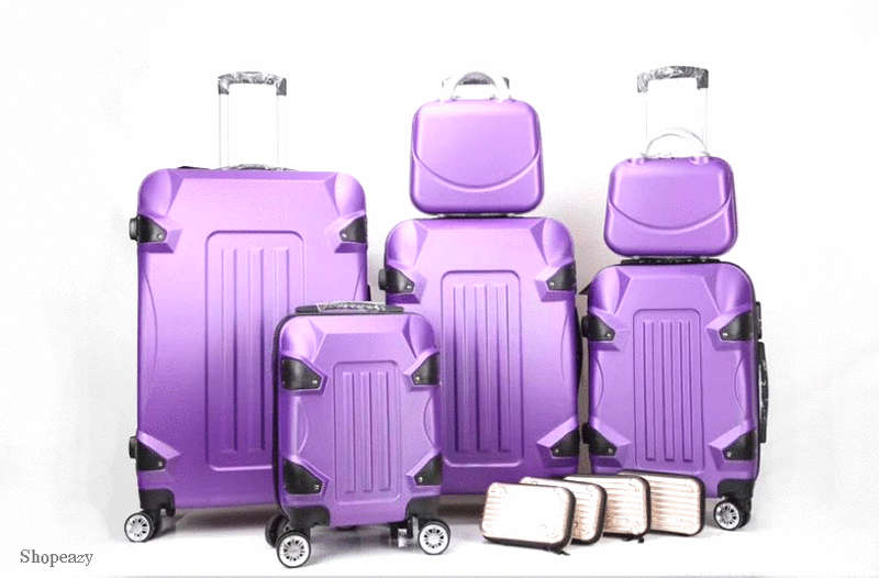 Luxury ABS Lightweight Design 10 Piece Luggage Set