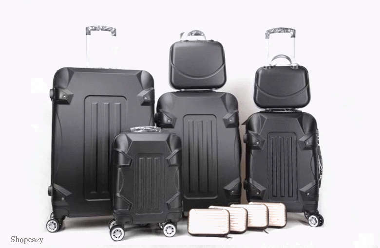 Luxury ABS Lightweight Design 10 Piece Luggage Set