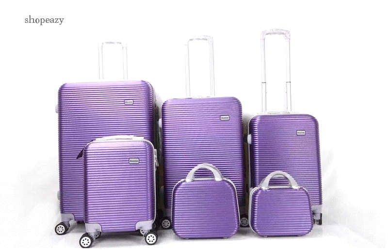 Luxury ABS Lightweight Design 10 Piece Luggage Set