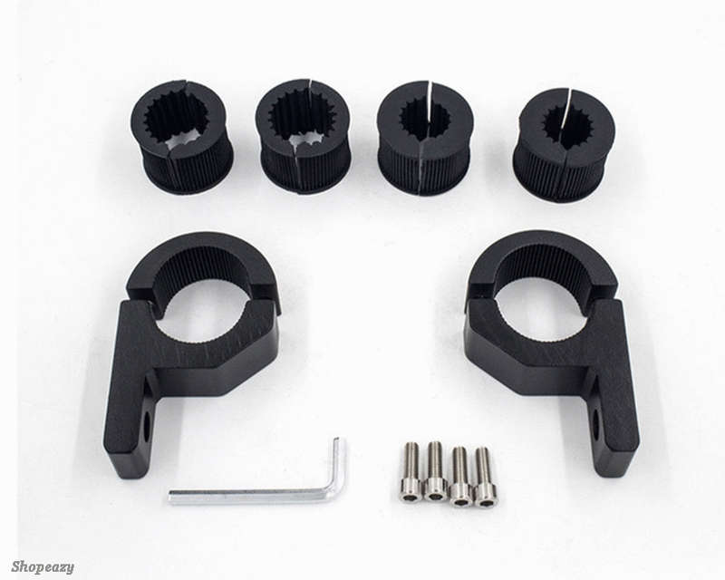 LED Work Light Bar Mounting Brackets Bull Bar Mount Tube Clamp Roll Cage Holder for 4X4 Off-road ...
