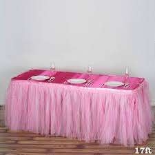 Wedding Party Banquet Table Skirt