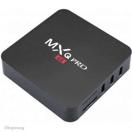 MXQ Pro 4K Smart TV Box - Android Media Player Streamer (Showmax / Netflix / Kodi and More) - 4 X US