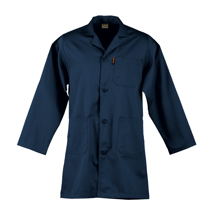 BARRON Poly Cotton Dust Coat - White / 32