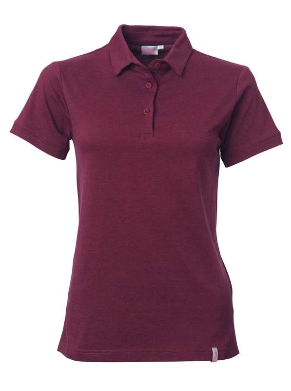 Ladies Cooper Golf Shirt - Burgundy / L