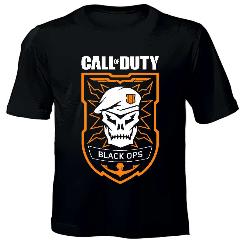 Call of Duty - Hand Printed T-Shirts - M / Black