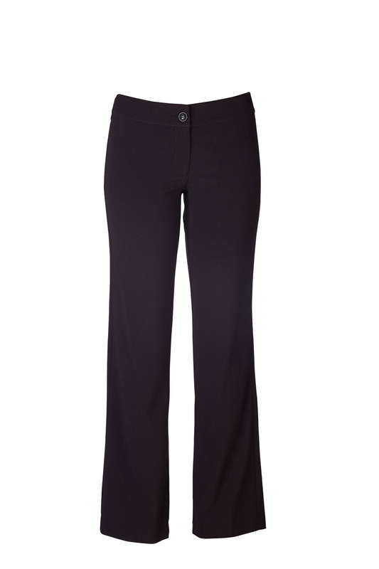 Ladies Tessa Hipster Slacks by Carlo Galucci - Black / 30