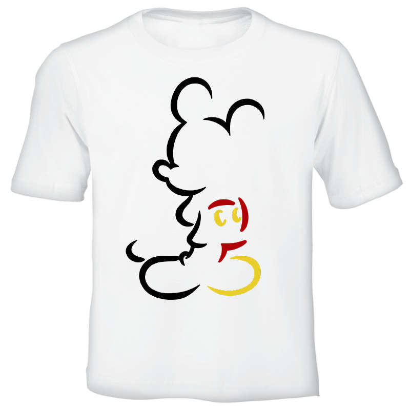 Mickey Mouse Printed Kids T-Shirt - White / 12-24 months