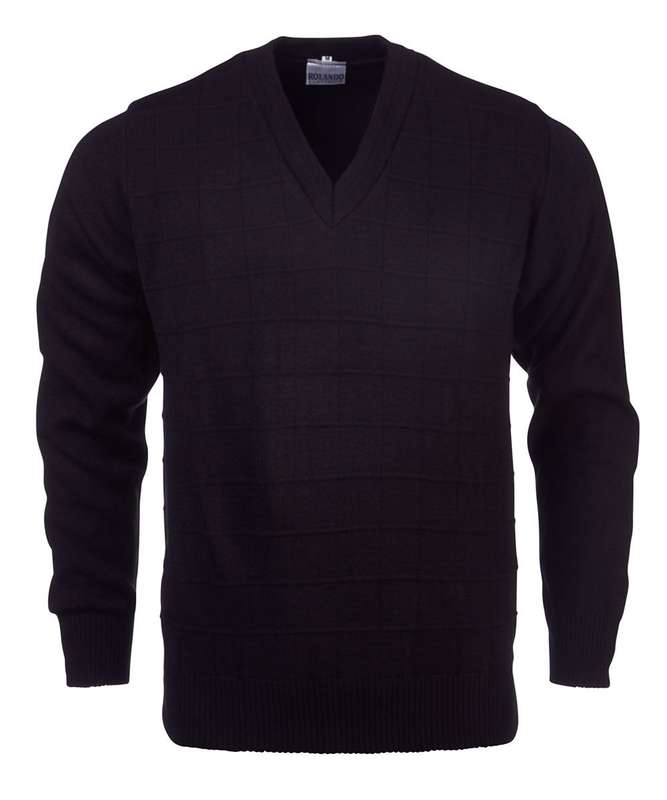 Rolando - Mens Deluxe Knit L/S Jersey - Black / L