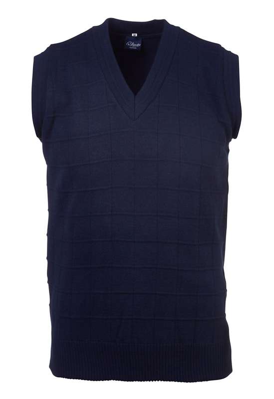 Rolando - Mens Deluxe Knit Sleeveless Jersey - Navy / M
