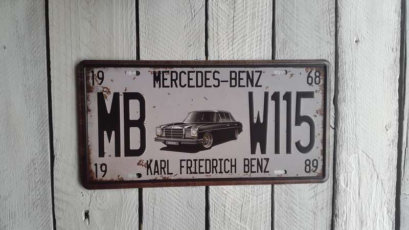 Mercedes Benz License Plate