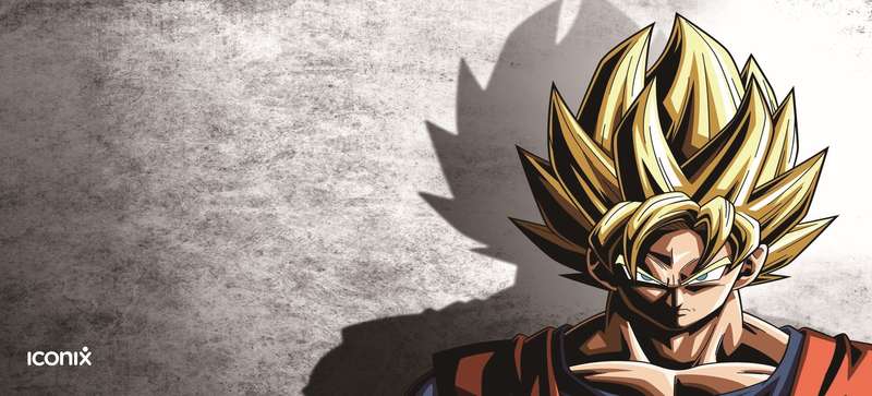 Golden Saiyan Warrior Full Desk XL Coverage Gaming and Office Mouse Pad