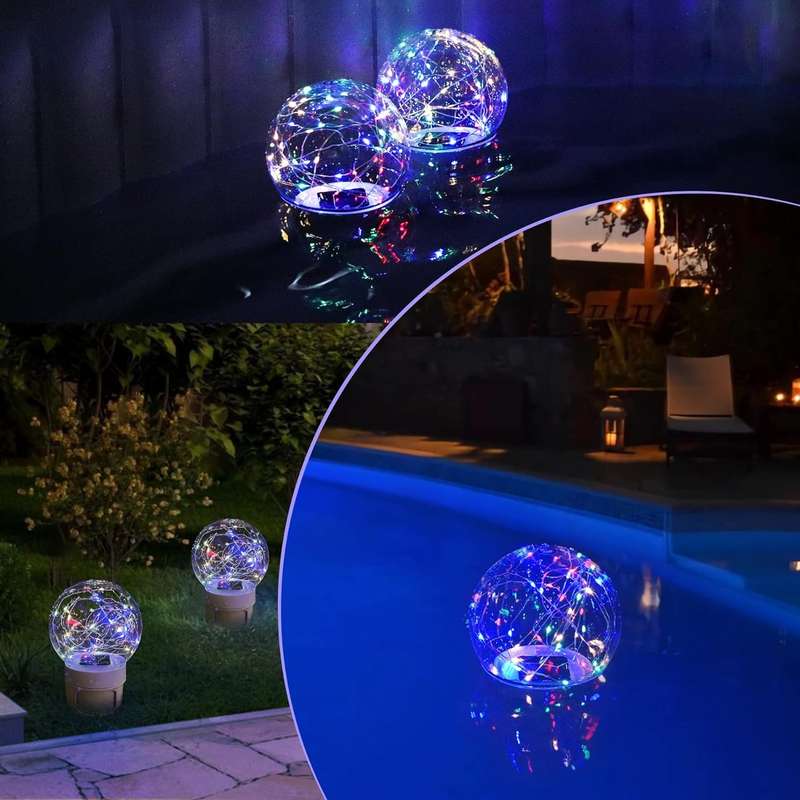 Solar LED Multi-Colour Bulb Chlorine Floater