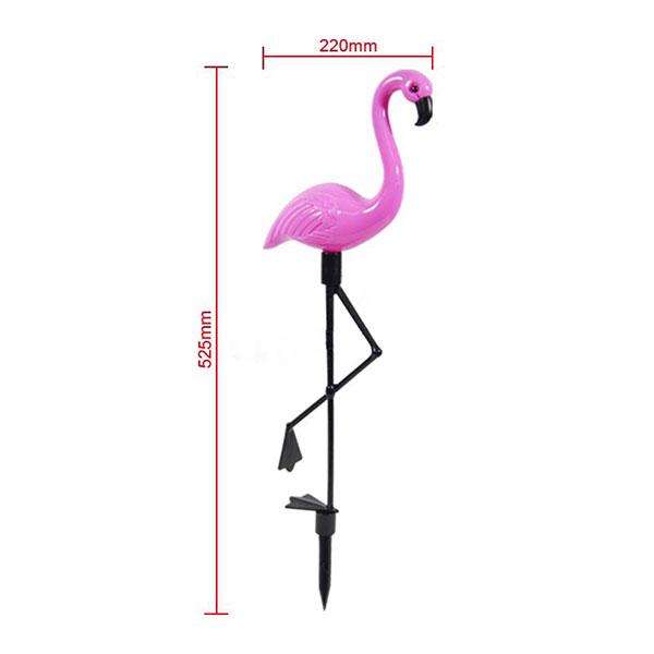 3 Piece Solar Flamingo Standing Lights
