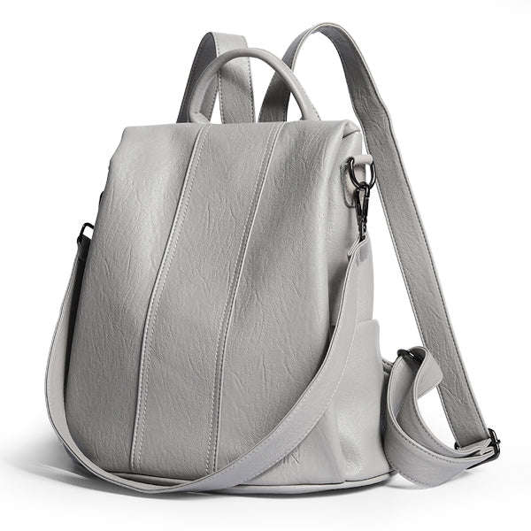 3-Way PU Leather Anti-Theft Backpack | 1801