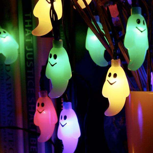 30 LED Solar String Ghost Lights