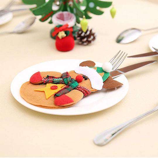 Christmas Cutlery Decor | 4pc