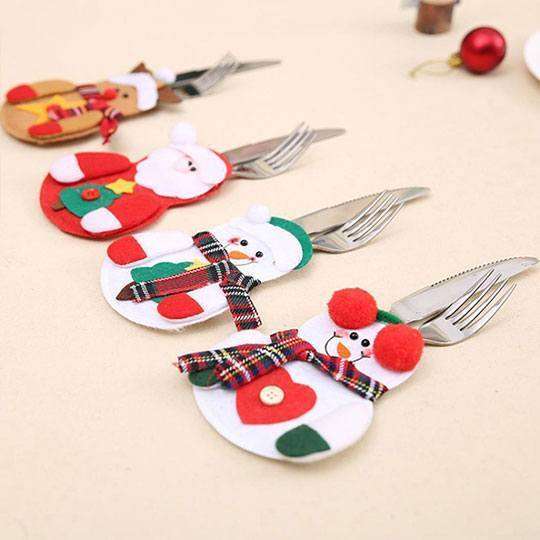 Christmas Cutlery Decor | 4pc