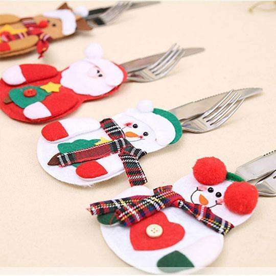 Christmas Cutlery Decor | 4pc