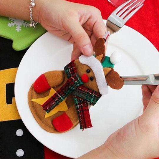 Christmas Cutlery Decor | 4pc
