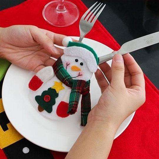 Christmas Cutlery Decor | 4pc