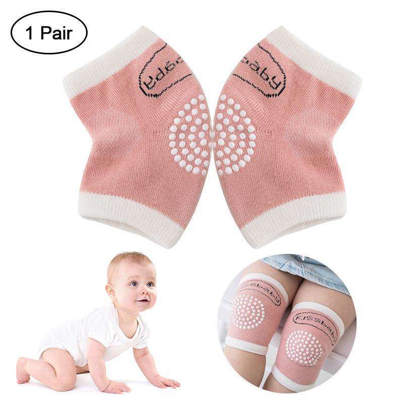 A Pair of Latest Non-Slip Baby Knee Pads - Grey