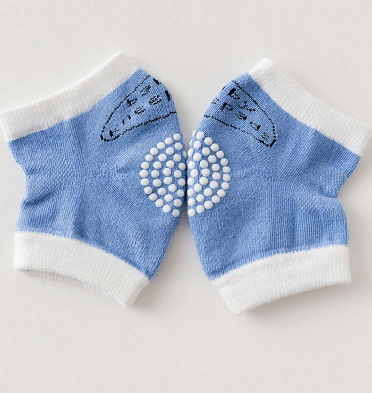 A Pair of Latest Non-Slip Baby Knee Pads - Grey