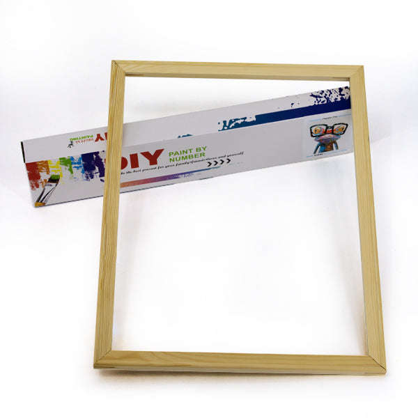 Adult Paint by Numbers with Frame - Funky Frog