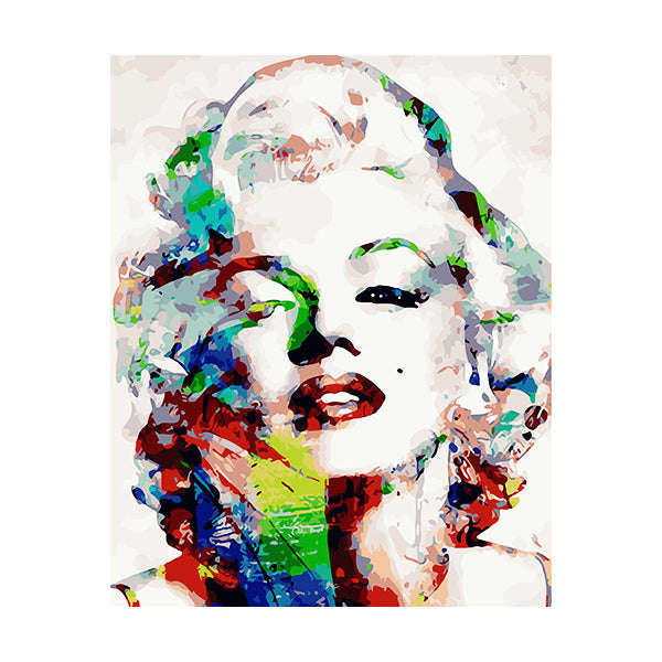 Adult Paint by Numbers with Frame - Just Marilyn