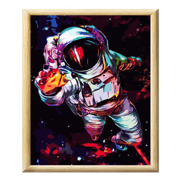 Adult Paint by Numbers with Frame - Space Cadet
