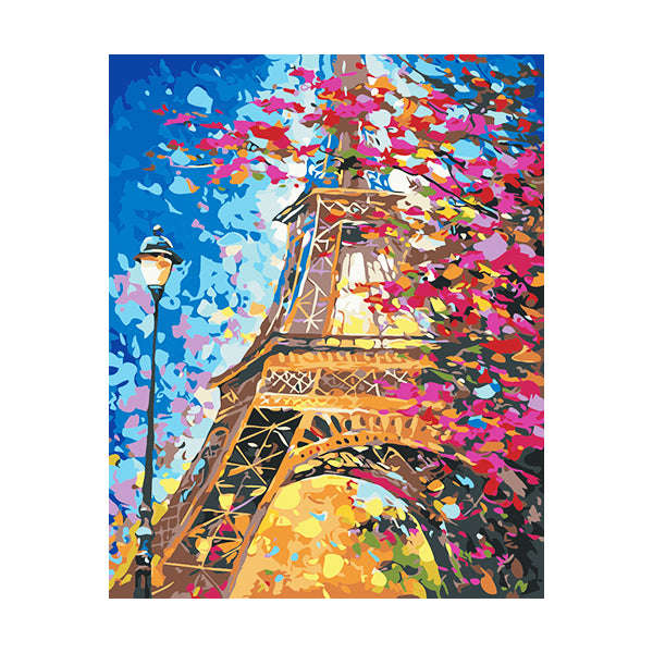 Adult Paint by Numbers with Frame - Terrific Tower