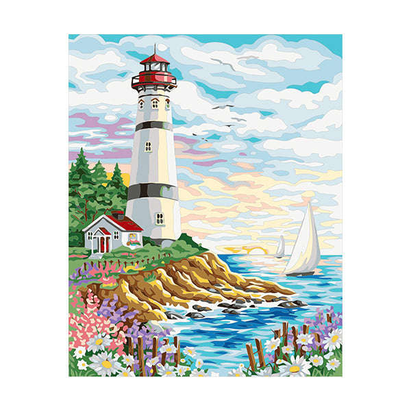 Adult Painting by Numbers - Lighthouse