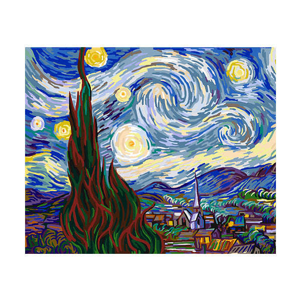 Adult Painting by Numbers - Starriest Night