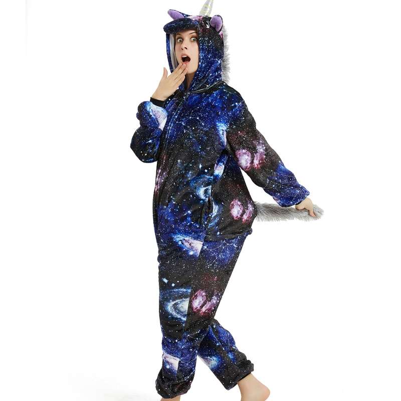 Adults Galaxy Unicorn Onesie - S