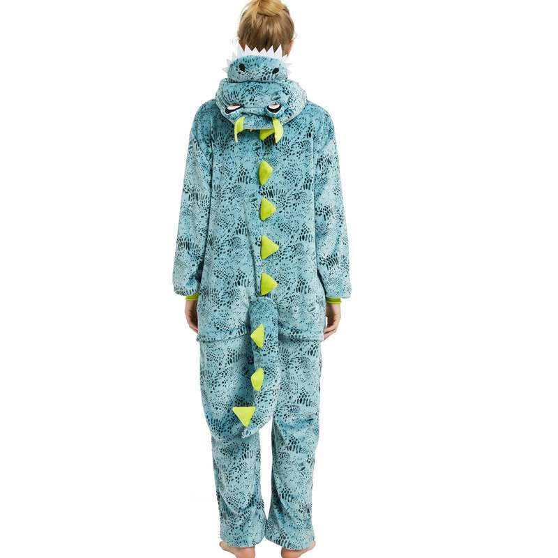 Adults Green Dino Onesie