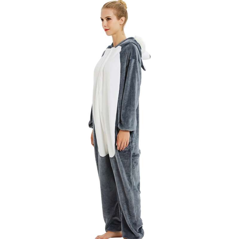 Adults Grey Wolf Onesie
