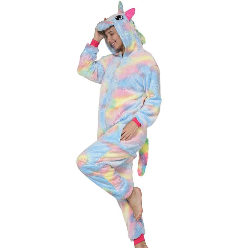 Adults Perfect Pastel Glow In The Dark Unicorn Onesie