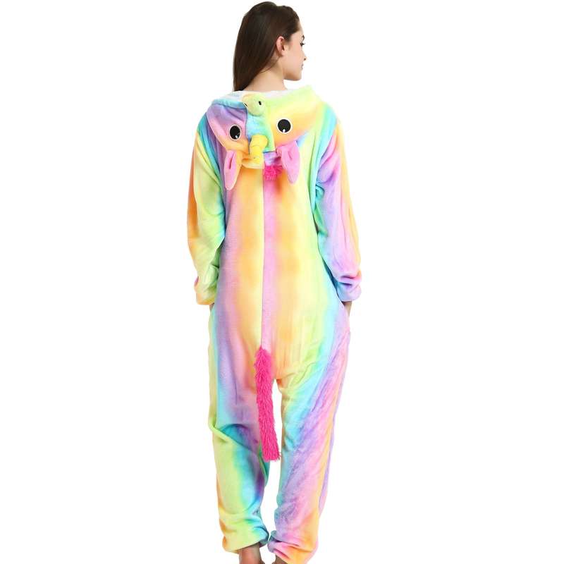 Adults Rainbow Starry Unicorn Onesie
